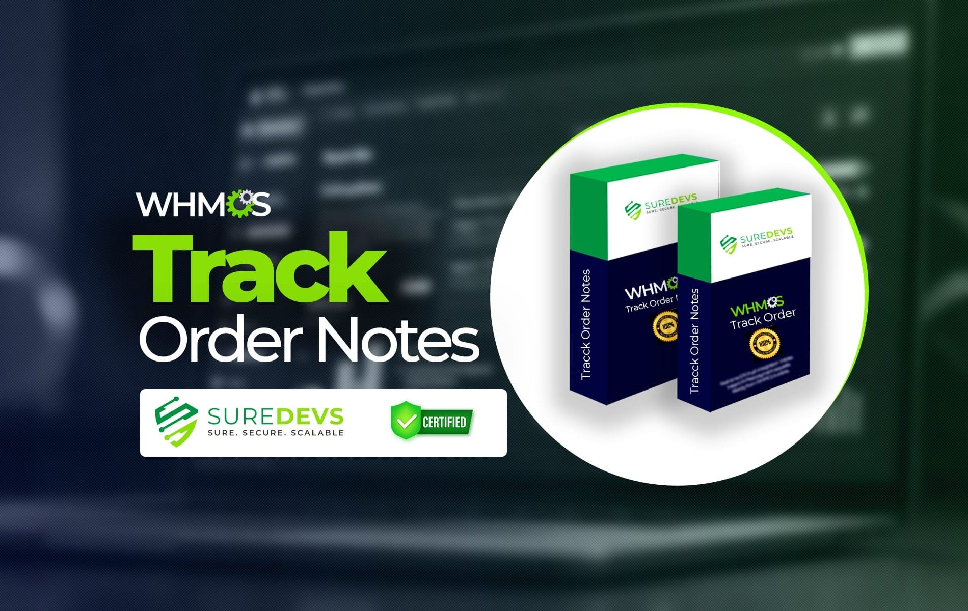 WHMCS Tracck Order Notes